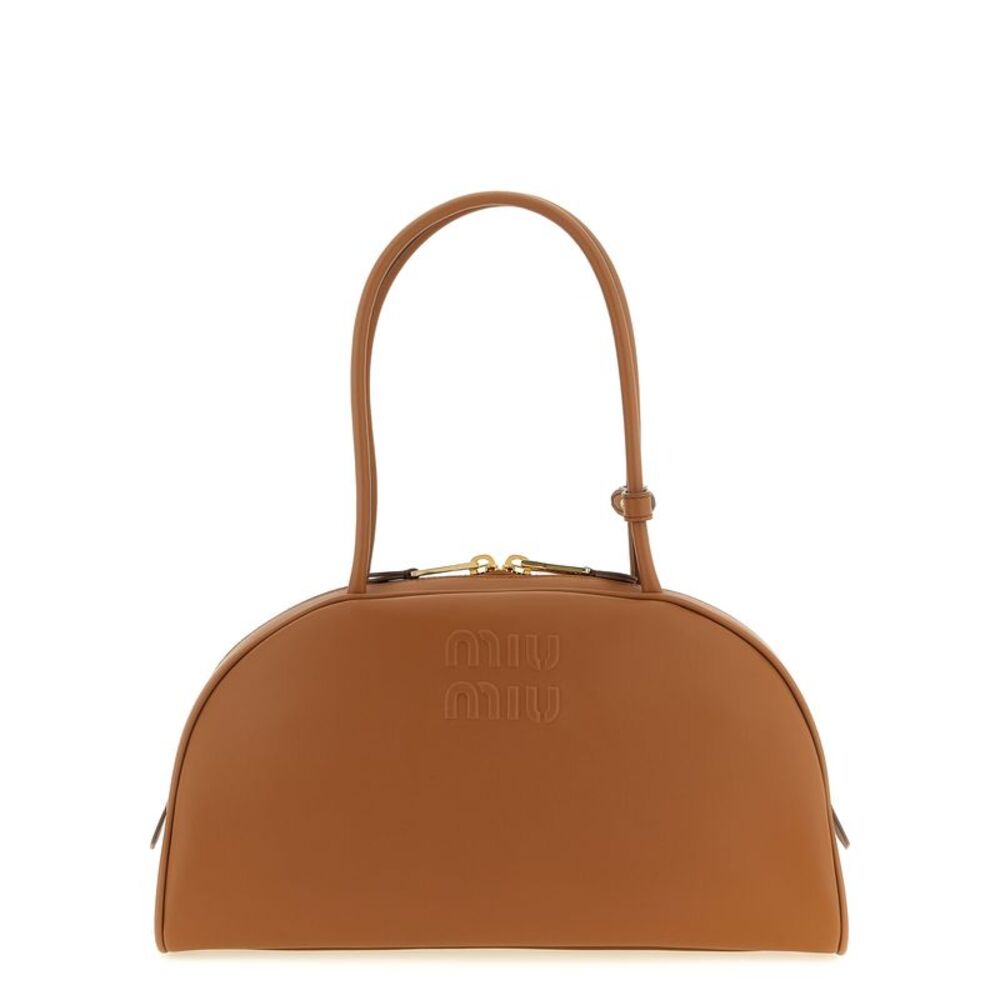 Miu Miu Brown Calfskin Shoulder Women's Bag